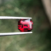 precision cut rhodolite garnet